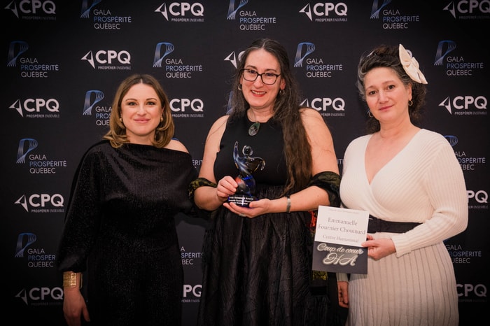 Michelle Llambías Meunier (CPQ), Emmanuelle Fournier Chouinard (Humanimal), Catherine Ayotte