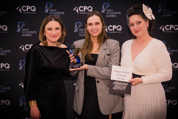 Michelle Llambías Meunier (CPQ), Sandryne David (fille de Maggy-Nadyne Lamarche), Catherine Ayotte